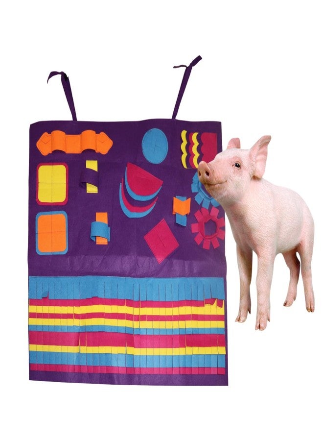MHLLGN Snuffle Mat for Pigs, Pet Food Mat, Foraging Mat Toy for Small Animals, Pig Toys for Pet Pig, Pig Supplies - Image 1